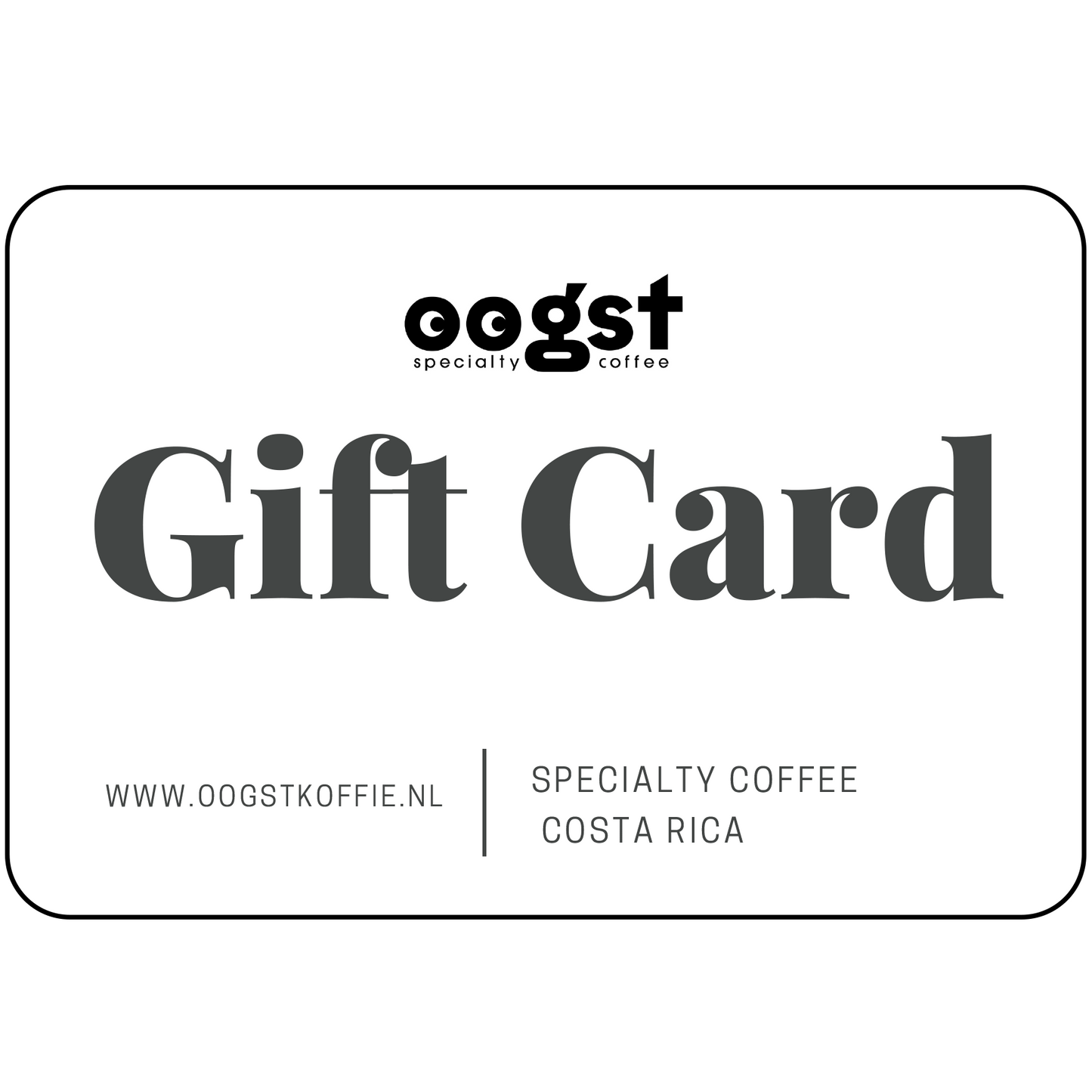 Oogst Coffee Gift Card